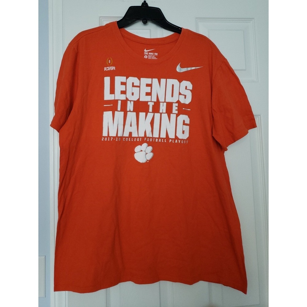 Nike Mens Clemson Football Tshirt Size XL
